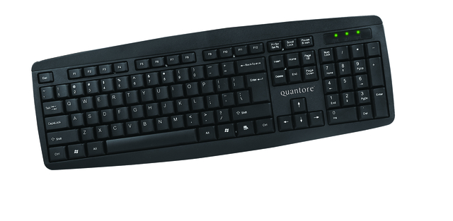 Toetsenbord Quantore qwerty zwart