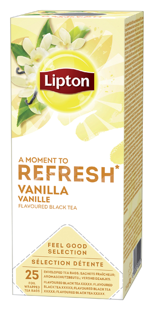 Thee Lipton Refresh vanille 25×1.5gr