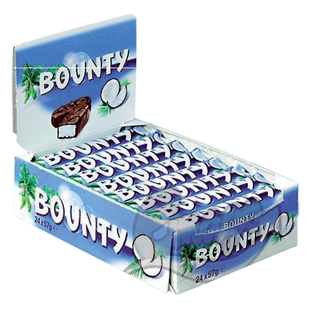 Snoep Bounty reep 24×57 gram