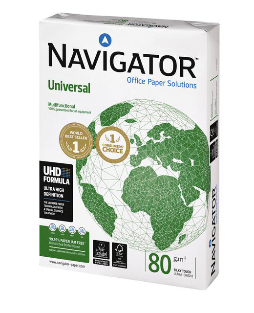 Kopieerpapier Navigator Universal A3 80gr wit 500 vel