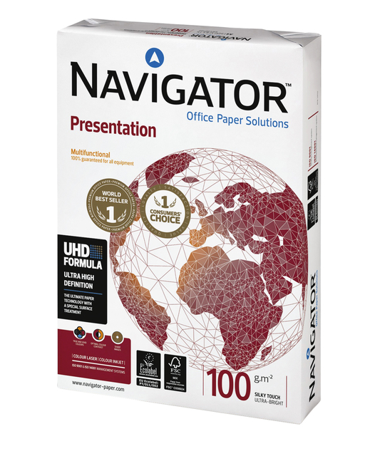 Kopieerpapier Navigator Presentation A3 100gr wit 500 vel