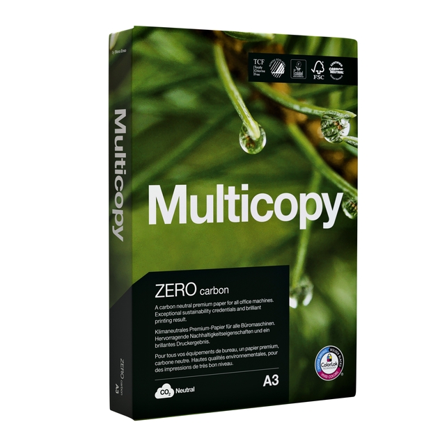 Kopieerpapier Multicopy Zero A3 80gr wit 500 vel