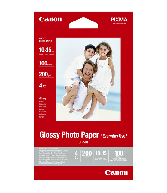 Inkjetpapier Canon GP-501 10x15cm 200gr glans 100vel