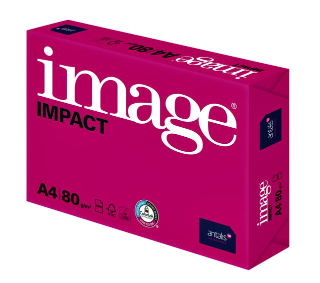 Kopieerpapier Image Impact A4 80gr wit 500vel