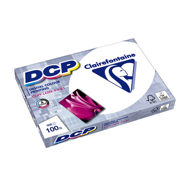 Laserpapier Clairefontaine DCP A3 100gr wit 500 vel