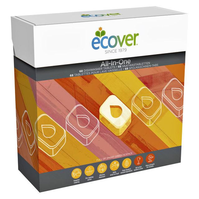 Vaatwastabletten Ecover All In One 68 stuks