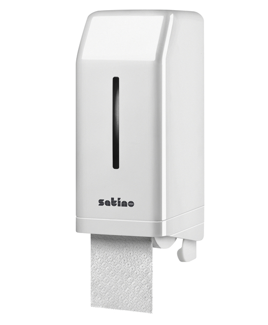 Toiletpapierdispenser Satino JT3 systeemrol wit 332540