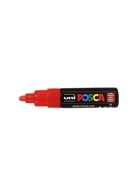 Verfstift Posca PC7M breed rood