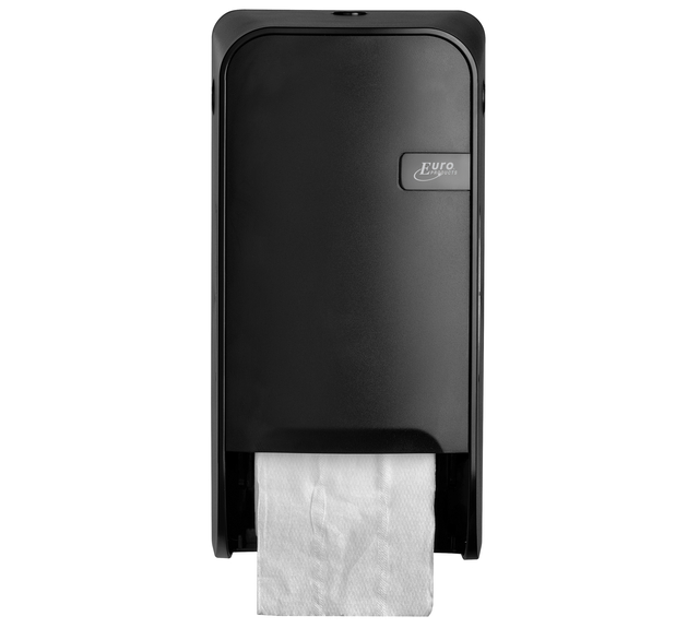 Toiletpapierdispenser QuartzLine Q1 doprol duo zwart 441051