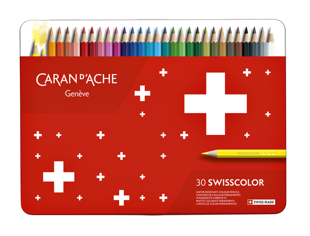 Kleurpotloden Caran d’Ache Swisscolor 30stuks ass