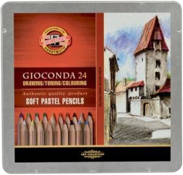 Pastelpotlood Koh-I-Noor gioconda 24 assorti