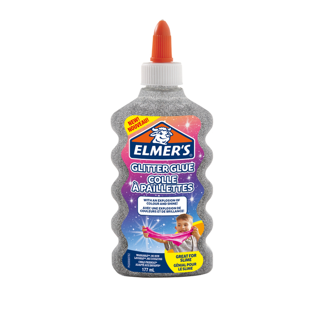 Kinderlijm Elmer’s glitter zilver