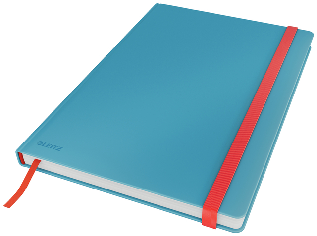 Notitieboek Leitz Cosy B5 160blz 100gr lijn blauw