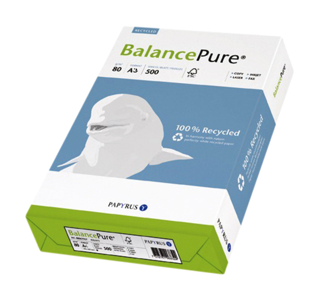 Kopieerpapier Balance Pure A3 80gr wit 500 vel