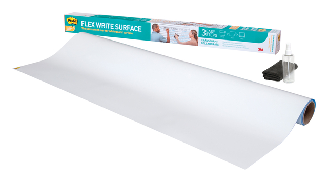 Whiteboardfolie Post-it Super Sticky Flex Write Surface 121,9×182,9cm wit