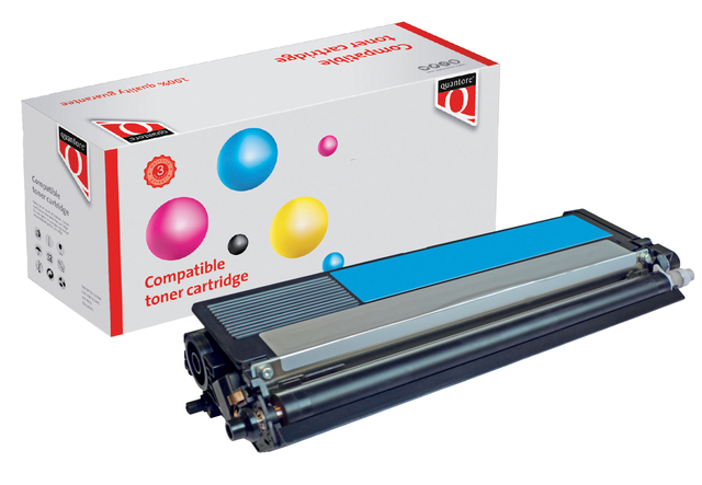 Toner Quantore alternatief tbv Brother TN-320C Blauw