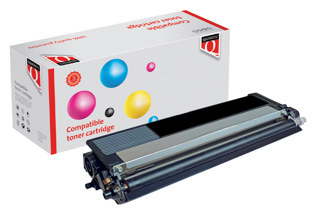 Toner Quantore alternatief tbv Brother TN-320BK zwart