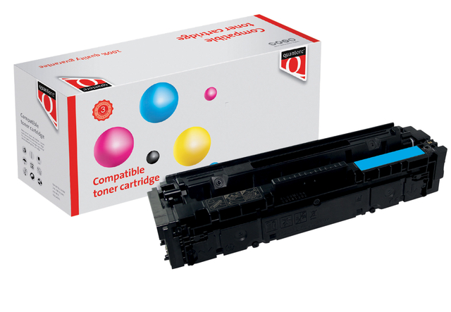 Tonercartridge Quantore alternatief tbv Canon 054 blauw