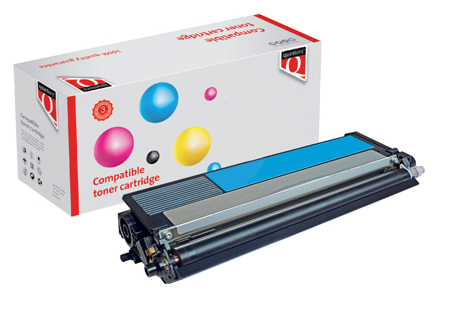 Toner Quantore alternatief tbv Brother TN-329C blauw