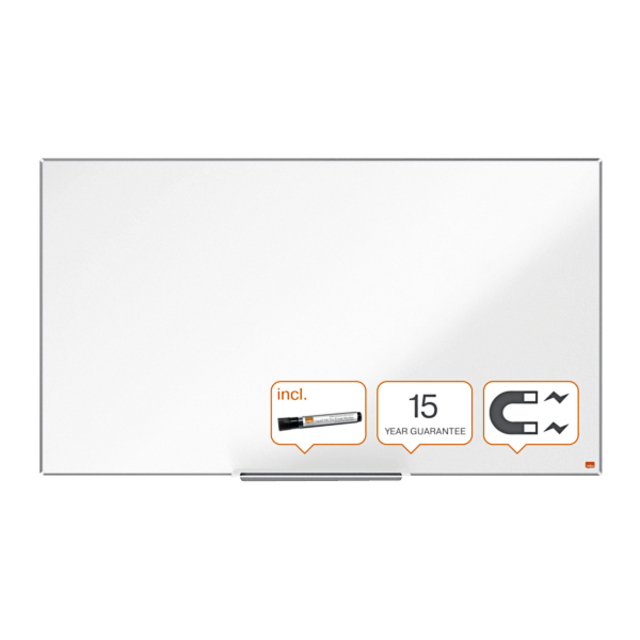 Whiteboard Nobo Impression Pro Widescreen 69x122cm staal