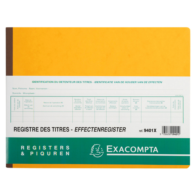 Register Piqure effecten BV SLR 240×320 80vel geel