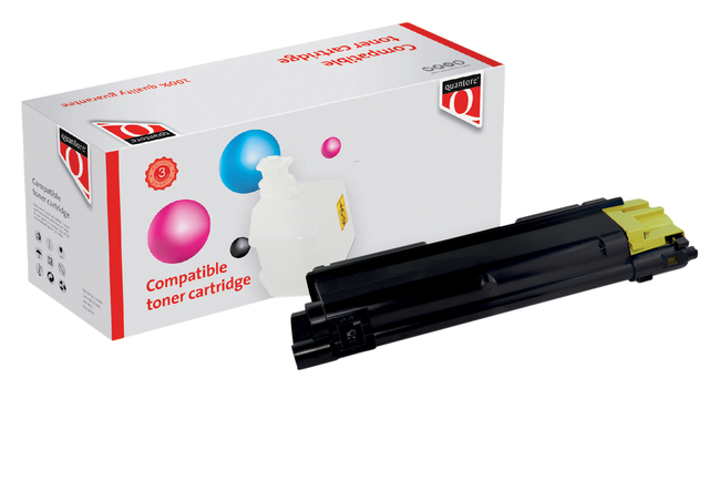 Toner Quantore alternatief tbv Kyocera TK-5135Y geel