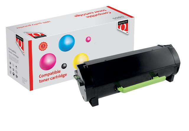 Tonercartridge Quantore alternatief tbv Lexmark 51B2000 zwart