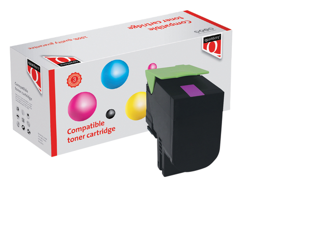 Tonercartridge Quantore alternatief tbv Lexmark 70C0X30 rood