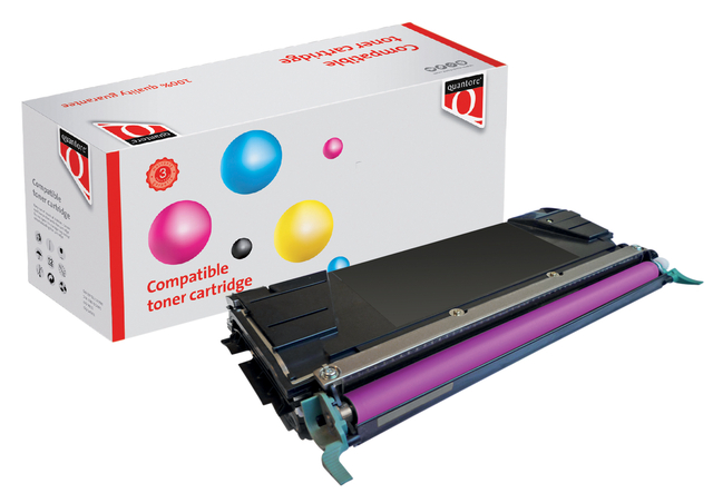 Tonercartridge Quantore alternatief tbv Lexmark C748H1MG rood