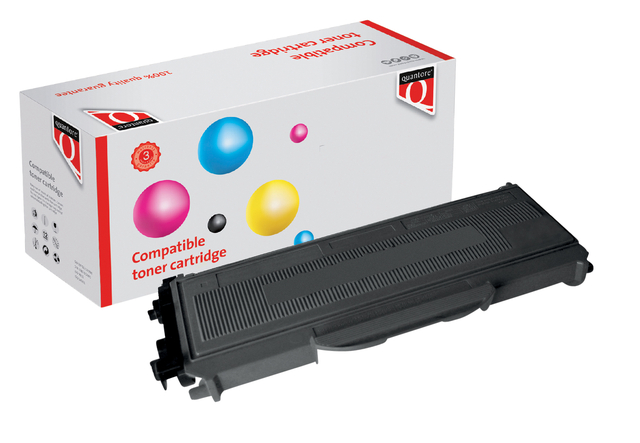 Toner Quantore alternatief tbv Brother TN-2120BK zwart