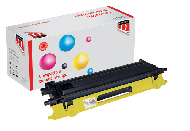 Toner Quantore alternatief tbv Brother TN-135Y geel