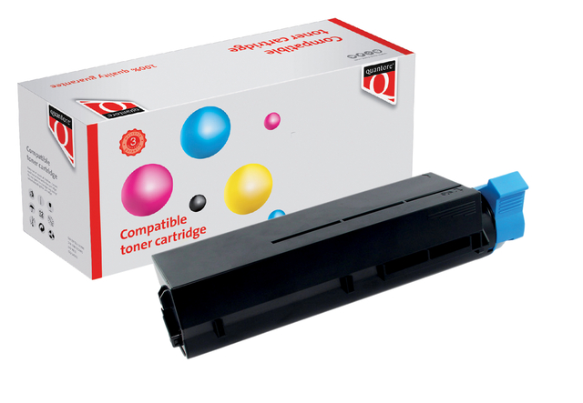 Toner Quantore alternatief tbv Oki 45807102 zwart