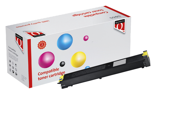 Toner Quantore alternatief tbv Sharp MX-31GTYA geel