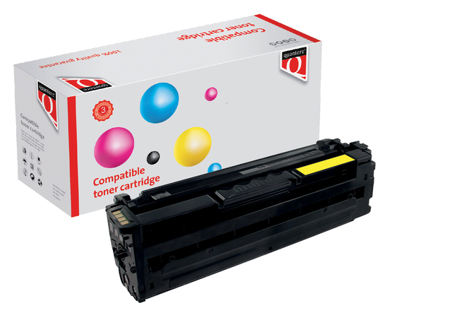 Toner Quantore alternatief tbv Oki 46508709 geel