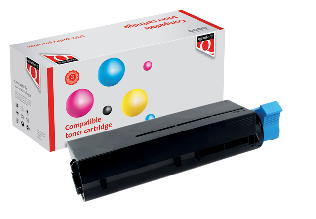 Toner Quantore alternatief tbv Oki 45807111 zwart