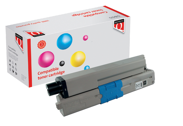 Toner Quantore alternatief tbv Oki 44844508 zwart