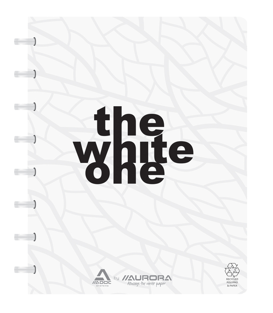 Schrift Adoc Recycled A5 blanco 144 pagina’s 80gr wit