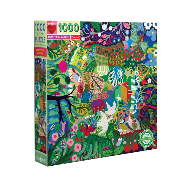 Puzzel Eeboo Bountiful Garden 1000 stuks