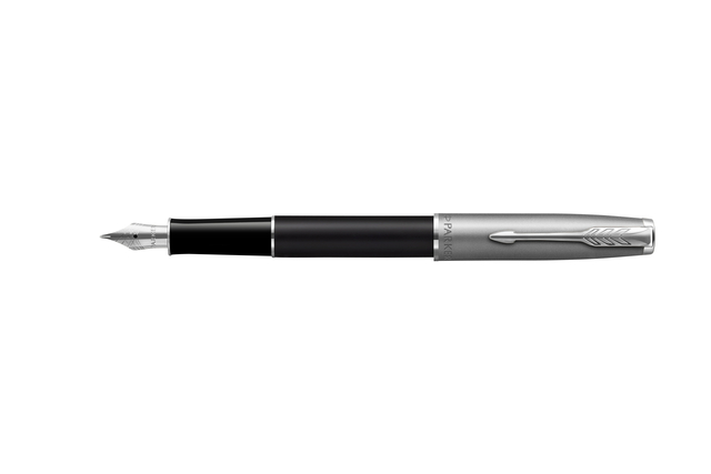 Vulpen Parker Sonnet Essential sandblasted CT matte black lacquer fijn