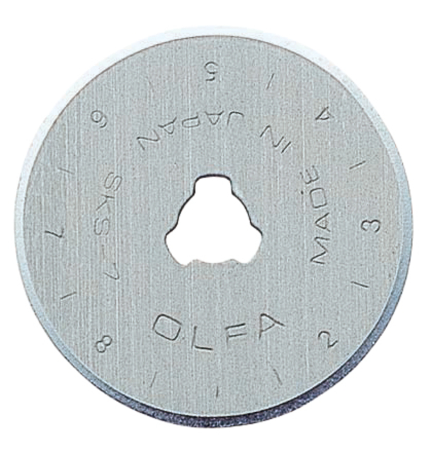 Reservemes Olfa RTY-1/C blister à 2 stuks