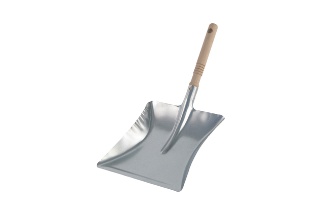 Stofblik Cleaninq verzinkt houten steel 23×21 cm