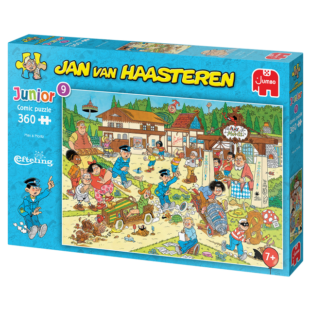 Puzzel JvH Junior 9 Efteling Max en Moritz 360st