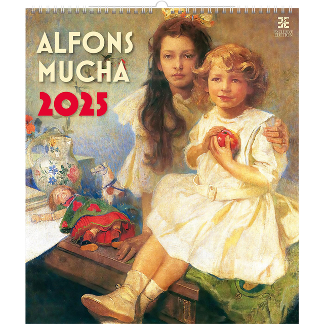 Kalender 2025 Helma 365 34×48.5cm Alfons Mucha