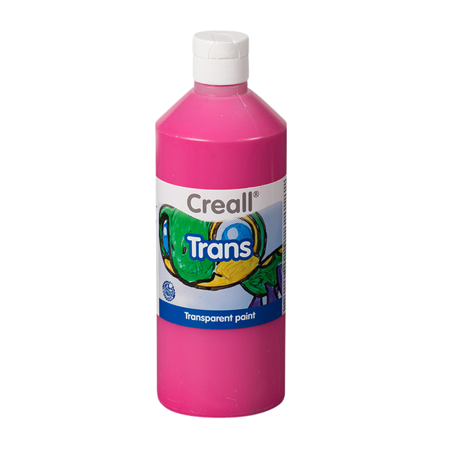 Raamverf Creall Trans roze 500ml