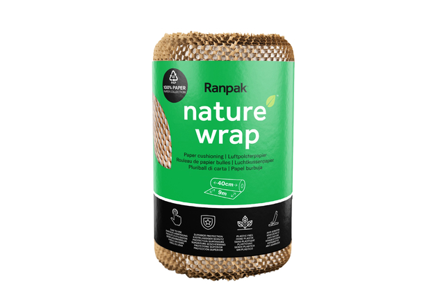 Inpakmateriaal Ranpak naturewrap luchtkussen 40cmx9m bruin