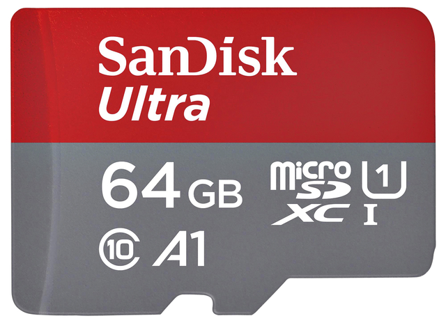 Geheugenkaart Sandisk MicroSDXC Ultra 64GB (140mb/s C10 – SDA UHS-I)