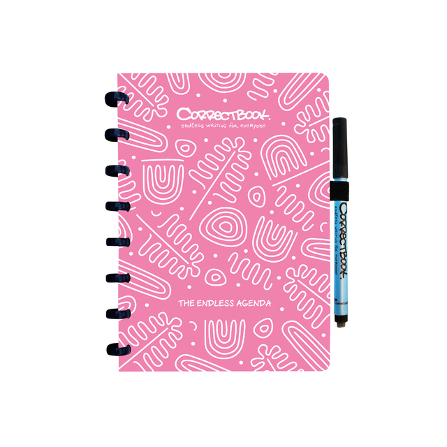 Agenda Correctbook A5 blossom pink tijdloos