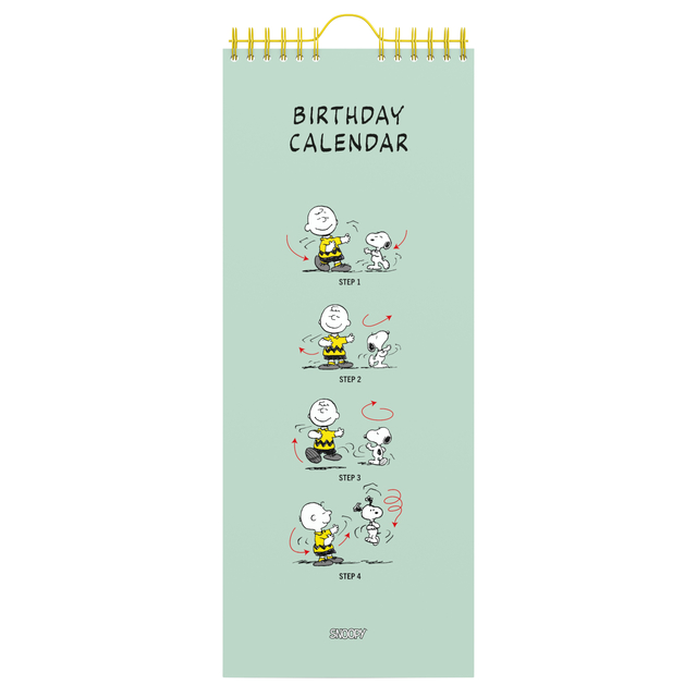 Verjaardagskalender Lannoo Peanuts 130×325