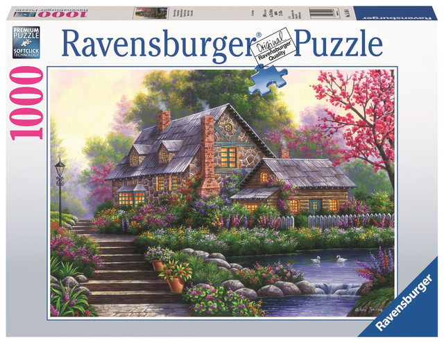 Puzzel Romantische cottage (1000)