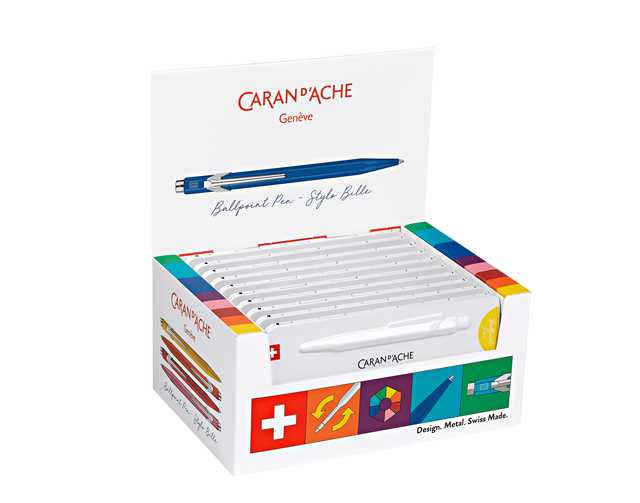 Balpen Caran d’Ache Colormat-X 849 display á 10 stuks assorti